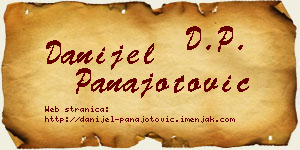 Danijel Panajotović vizit kartica